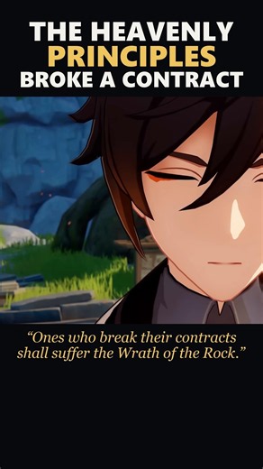 The Heavenly Principles broke a contract. Zhongli is the God of Contracts. #genshinimpact