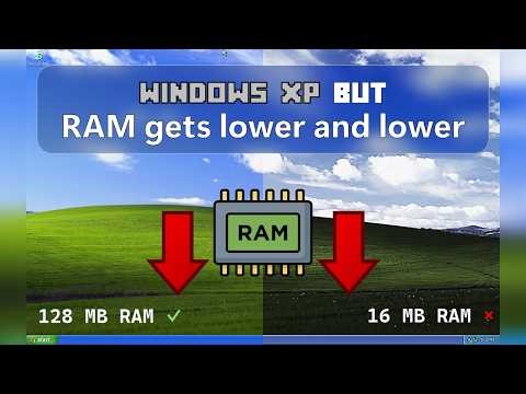 Windows XP but RAM gets lower and lower till it feds up..