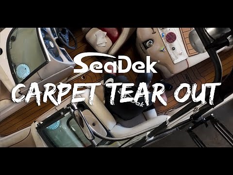 Transforming Your Boat Interior: Tearing Out Carpet to Install SeaDek in a Malibu!