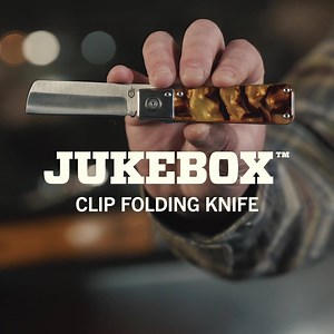 *NOW BACK IN STOCK* The Jukebox is a polished gentleman's knife that takes its design cues from days gone by. With it's sheepsfoot blade and uniquely designed extended tang finger flipper, the Jukebox offers unique yet functional deployment. It has style in spades, with two distinct handle designs that are sure to catch some eyes when pulled out of pocket. The Jukebox. bit.ly/2YHbkUC | Gerber Gear