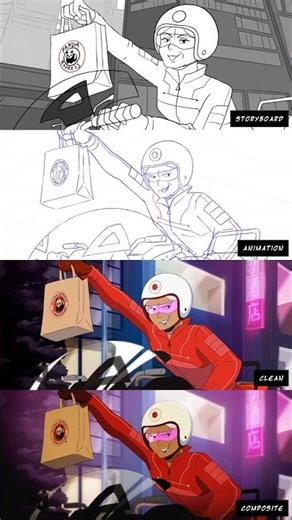 Anime Breakdown | Motorcycle Scene