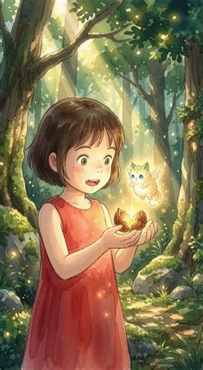 Hana & the Lumi-wisp | A Heartwarming Discovery in the Enchanted Forest