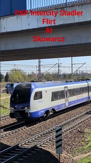 PKP Intercity Stadler FLIRT Flying Around the Gdańsk Circuit at Skowarcz! 🇵🇱🚆