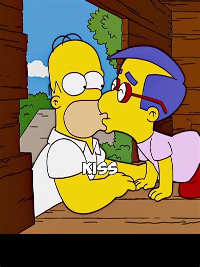 #simpsons #homer #kiss #story #fyp | homer simpson