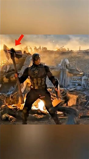 Shocking Endgame Moment 🔥 Thor’s Shocking Weapon Swap with Captain America #Shorts