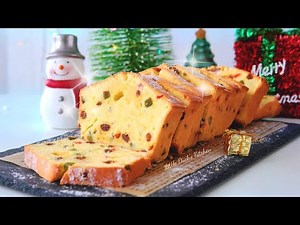 Christmas Cheese Fruit Cake ❤ 圣诞芝士水果蛋糕 #littleduckkitchen