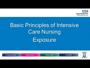 Basic Principles of Intensive Care Nursing, Exposure