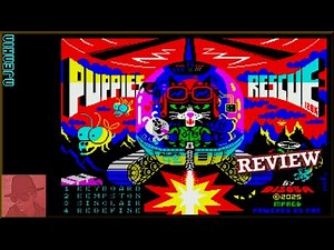 Puppies Rescue : Homebrew from 2025 - on the ZX Spectrum 128K !! with Commentary