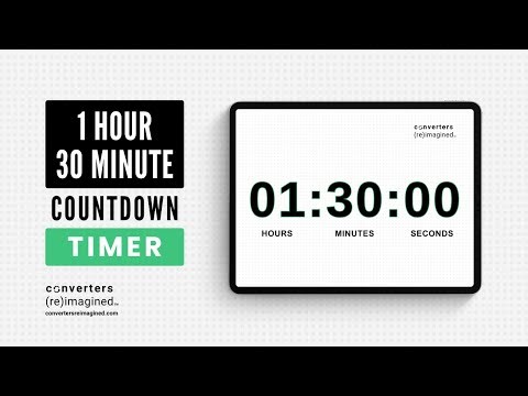 1 Hour 30 Minute Timer