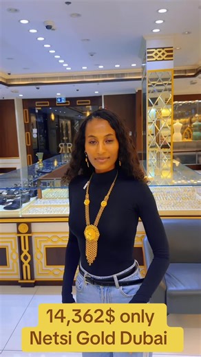 ‏@Netsi gold 🇪🇹🇦🇪🇩🇰 #fyp #gold #model
