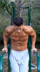 1.4K views · 28 reactions | The russian dip is one of the most unique gymnastics-style dips out there. Not only does it smash your chest, front delts, and triceps, but it also develops the control you need for a clean, symmetric muscle-up transition. No more chicken wing reps, this move builds real strength and precision. Try it and feel the difference. | Gymnastics Method | Facebook