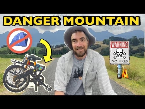 Folding Bike Ride - Camping in the Mountains