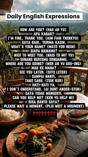 Daily English Expressions | Belajar Bahasa Inggris