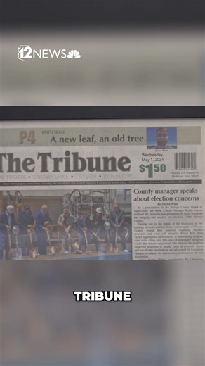 60K views · 2.4K reactions | In Winslow, a city best known for its Route 66 heritage and the famous Eagles lyric about “standing on a corner,” one paper is beating the odds thanks to its new owner: a 26-year-old publisher believed to be one of the only Gen Z newspaper owners in the country. | 12News | Facebook