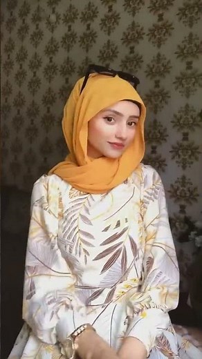 4 Simple & Easy Hijab Styles to Elevate Your Looks Using Chiffon Scarf - Style with ‪@areeba_tahir_‬