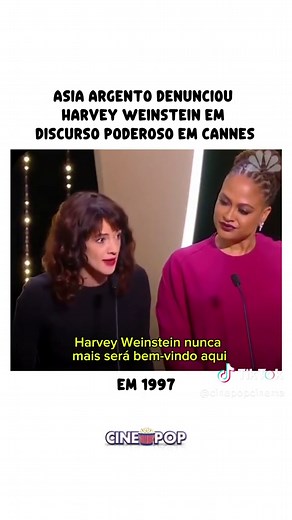 Discurso Impactante de Asia Argento em Cannes