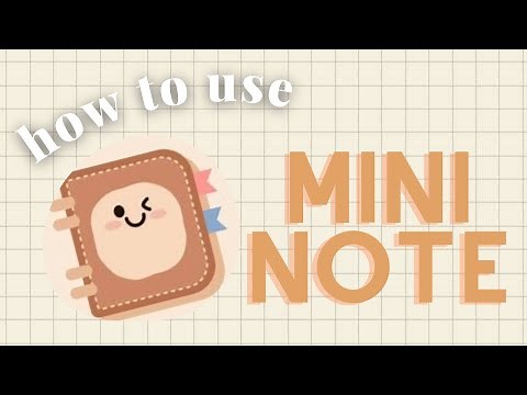 HOW TO USE MININOTE