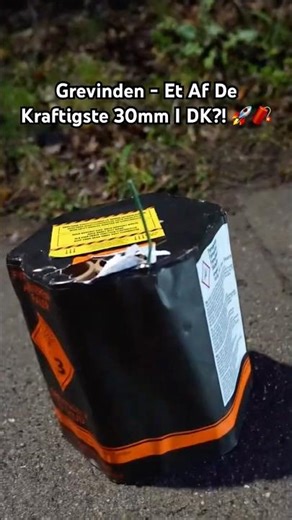 Grevinden - Et Af De Kraftigste 30mm I DK?! 🚀🧨 #fyrværkeri #fireworks #pyro