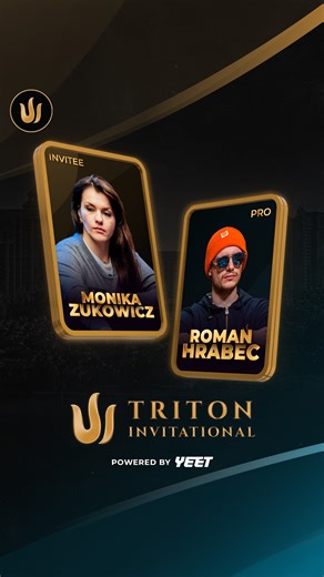 Triton Poker Series on Instagram: "Let’s Go to Paradise! Monika Zukowicz @heymonia teams up with Roman Hrabec for the Triton Invitational, a team built for the biggest moments. They take their seats in the Bahamas on December 7, streaming live with @wsop and @yeetcasino. #TritonPokerSeries #TritonInvitational #TritonBahamas"