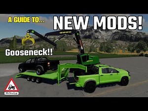 A GUIDE TO... NEW MODS! Gooseneck! 1st July 2019. Farming Simulator 19, PS4, Assistance!