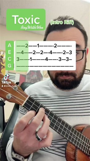 Toxic Ukulele Chords and Lyrics by Boywithuke