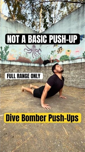Dive Bomber Push-Ups 🔥 Strength + Mobility in One Move