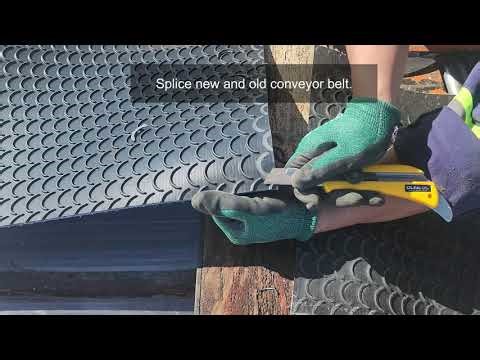Conveyor Belt Splice - Basic on Jobsite
