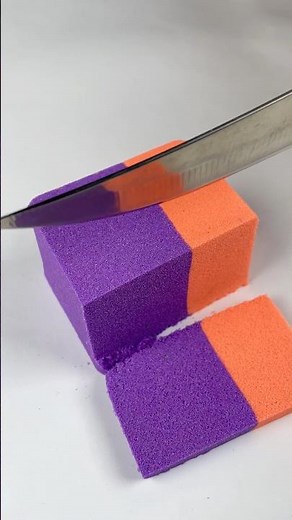 Kinetic Sand Cutting ASMR 68 | Super Satisfying Sounds