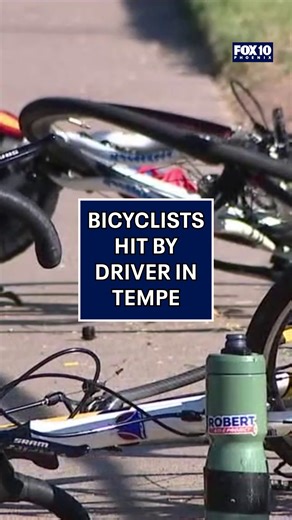 Several bicyclists were injured after a driver in an SUV reportedly hit them in Tempe early in the morning on Sunday. The Oct. 6 crash happened near College Avenue and 15th Street around 7:45 a.m., the Tempe Fire Medical Rescue Department said. FOX 10's Nicole Krasean hears from bicyclists who cycle with the group, but chose to take a different path. Click the link in our bio for the full story. #news #arizona #tempe #cycling #bicycle #bicyclist #az | FOX 10 Phoenix