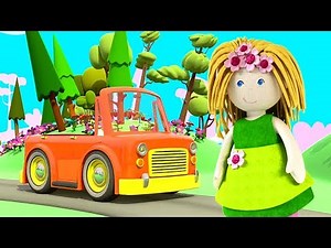 A Dollhouse Cartoon: New Attic Furniture - Toddler Learning Video with Dolls