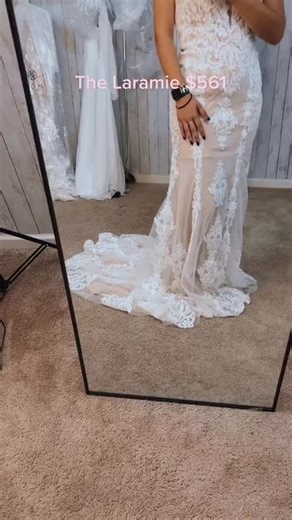 The Laramie is forever one of our favorite Western Wedding gowns!