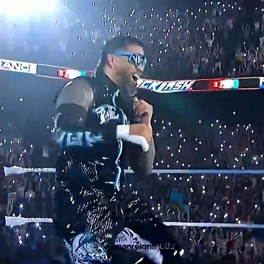 Jey USO unique Entrance wwe 😱🤩 #wwe #shorts #shortvideo #jeyuso #wrestling #wrestlemania