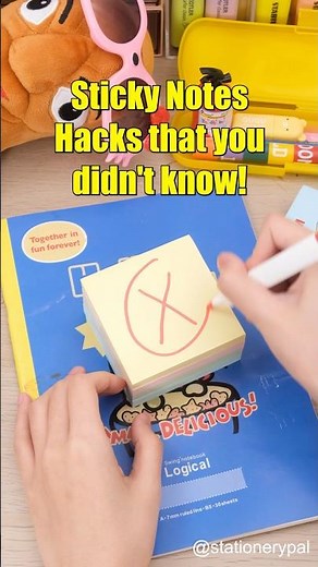 Sticky Notes Hacks that you didn't know! #shorts