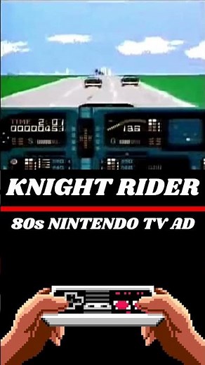 KNIGHT RIDER 80s NINTENDO TV AD #retrogaming #nes #oldtvcommercials #nintendo #retro #80scommercial