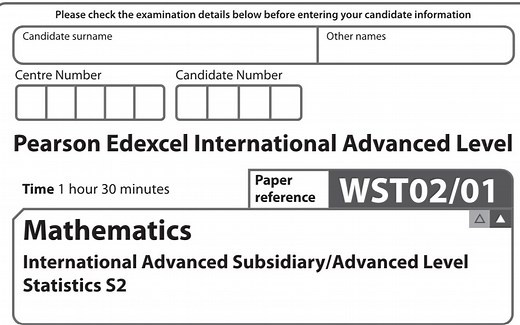 Alevel_Edexcel_S2_202210 真题解析