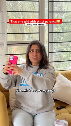 That one girl with strict parents//Living alone edition😂🫤 #shorts