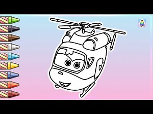 Как нарисовать ДИЗЗИ из мультика Супер Крылья | Coloring Kids