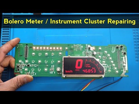 Bolero instrument cluster repairing | Bolero instrument cluster not working | Bolero meter dead