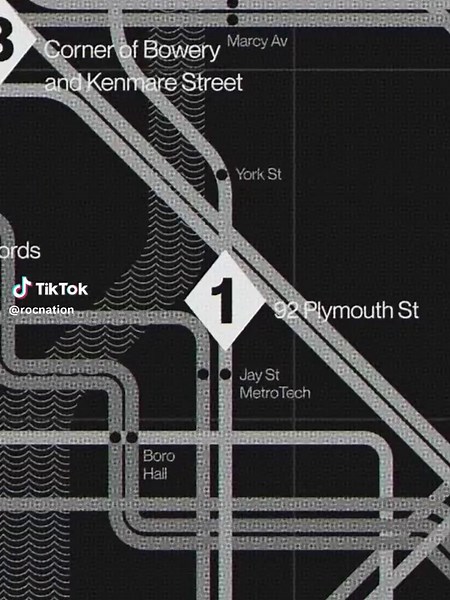 Two special pop-up experiences. Bowery Subway Station | 6.25 - 6.26 92 Plymouth Street | 6.25 - 7.5 Sign-up to secure your timed entry RSVP. Timed entry RSVP required for entry. JAYZ30.COM #JAYZ30