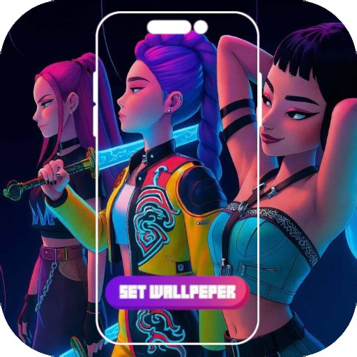 Girly K-Pop Huntrix HD Wallpapers for Tablets