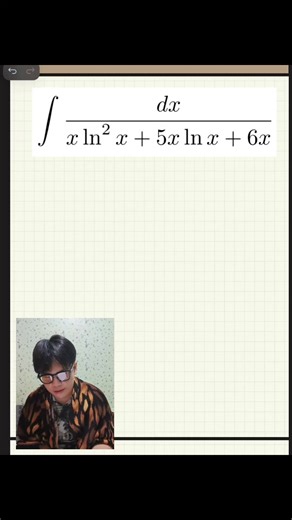 a fun integration problem (ps. may c sa dulo i forgot) #fyp #math #calculus #integral #integration