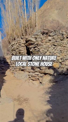 Traditional House Built Entirely with Local Materials Sustainable Mountain Architecture#shortsfeed
