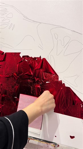 A collection of my original artworks united by strength and character. Animals are symbols of energy, freedom, and inner power. Each piece is decorated with red artificial gold leaf, highlighting the depth of the imagery and adding dramatic expression. Paintings are for sale. Shop link in bio. #authorart #goldleafart #animalart #artforsale #contemporaryart