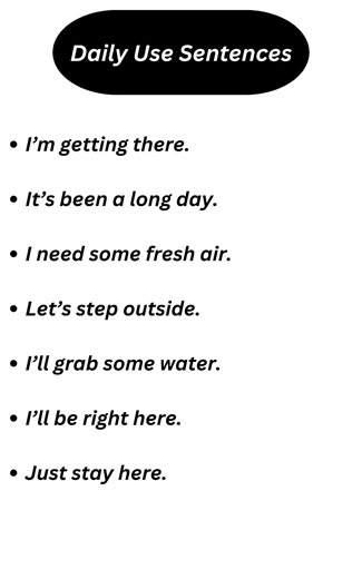 Sentences use in Daily life conversation | Learn English Daily