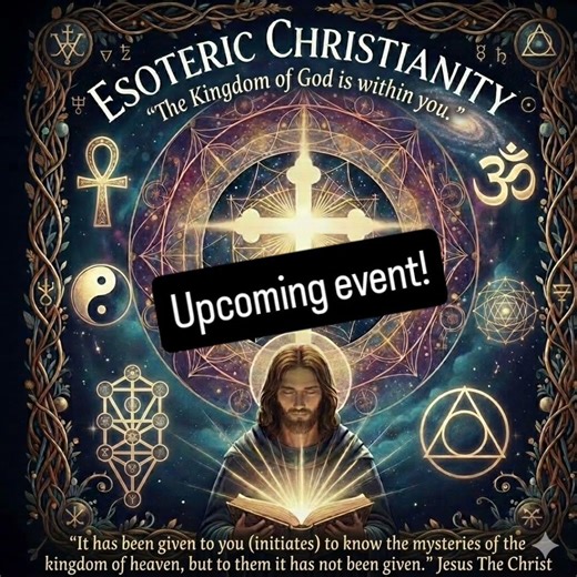 Upcoming lecture: Esoteric Christianity