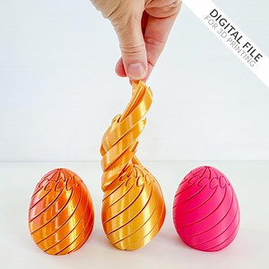 Twisty Fidget Egg (2 Sizes) - STL Files for 3D Printing - Etsy