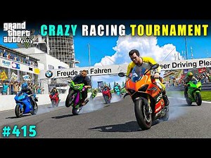 THE CRAZIEST RACING TOURNAMENT EVER🏆! | GTA V GAMEPLAY #415