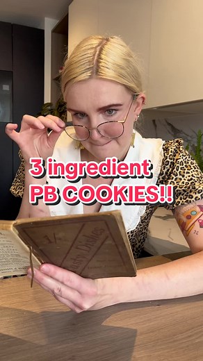 Magic Peanut Butter Cookies - Easy 3 Ingredient Recipe