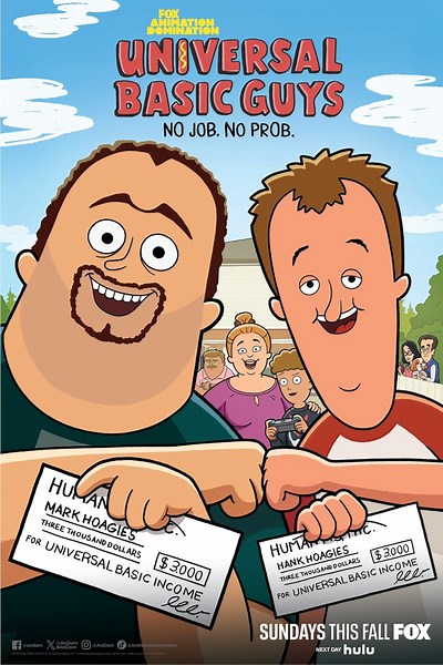Universal Basic Guys (TV Series 2024– ) ⭐ 5.4 | Animation, Comedy
