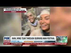 Attendees Of The Burning Man Festival Share They're Wild Experience During A Tremendous Dust Storm